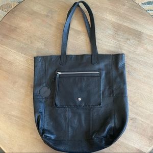 Anthroplogie Day & Mood Heather Tote leather shoulder bag.